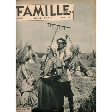 La Famille Illustrée 1935 T2, Illustrierten Famillienzeitschrift, revue illustrée Alsace Lorraine - journaux anciens, alsatiques