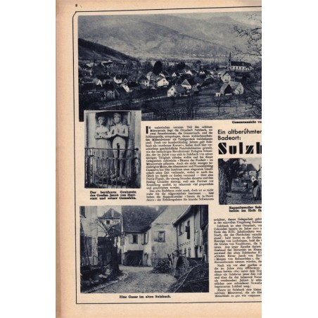 La Famille Illustrée 1934 T1, Illustrierten Famillienzeitschrift, revue illustrée Alsace Lorraine - journaux anciens, alsatiques