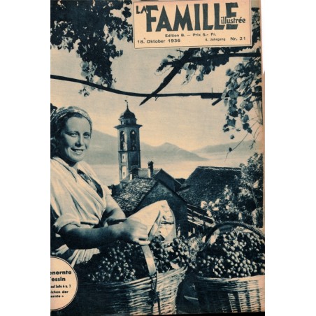 La Famille Illustrée 1936 T2, Illustrierten Famillienzeitschrift, revue illustrée Alsace Lorraine - journaux anciens, alsatiques