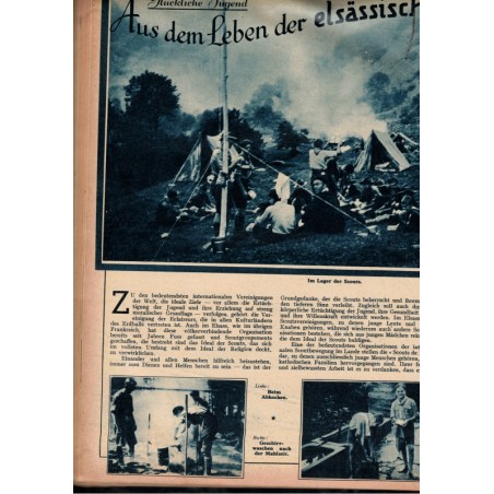 La Famille Illustrée 1936 T2, Illustrierten Famillienzeitschrift, revue illustrée Alsace Lorraine - journaux anciens, alsatiques