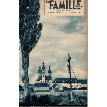 La Famille Illustrée 1936 T2, Illustrierten Famillienzeitschrift, revue illustrée Alsace Lorraine - journaux anciens, alsatiques