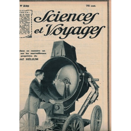 Sciences et Voyages année 1924 volume relié - revues scientifiques, ethnologie, industrie, tourisme,