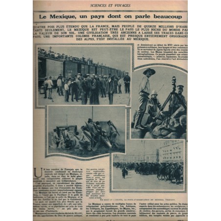 Sciences et Voyages année 1924 volume relié - revues scientifiques, ethnologie, industrie, tourisme,