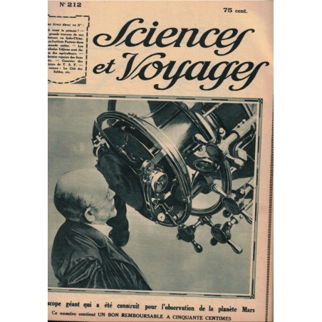 Sciences et Voyages année 1923 et Almanach Scientifique 1924 - revues scientifiques, ethnologie, industrie, tourisme,