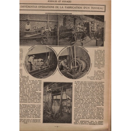 Sciences et Voyages année 1923 et Almanach Scientifique 1924 - revues scientifiques, ethnologie, industrie, tourisme,