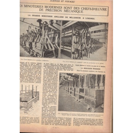 Sciences et Voyages année 1923 et Almanach Scientifique 1924 - revues scientifiques, ethnologie, industrie, tourisme,