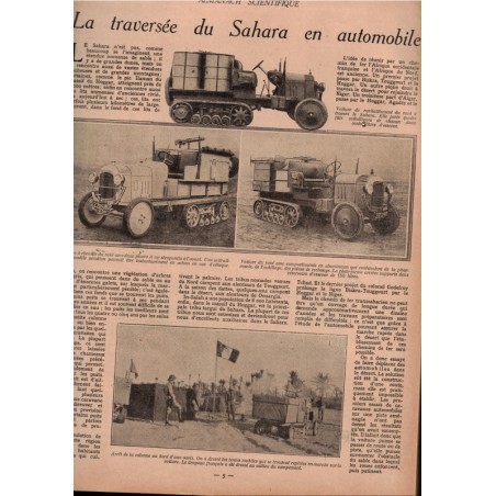 Sciences et Voyages année 1923 et Almanach Scientifique 1924 - revues scientifiques, ethnologie, industrie, tourisme,