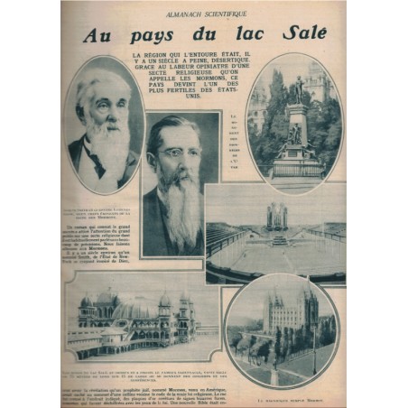 Sciences et Voyages année 1923 et Almanach Scientifique 1924 - revues scientifiques, ethnologie, industrie, tourisme,