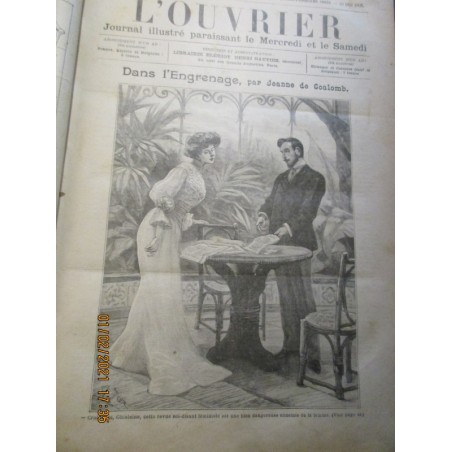 L'Ouvrier, journal illustré année 1905 - 906 - journaux populaires, 1900, voyages, sciences, actualités,