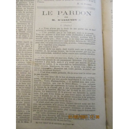 L'Ouvrier, journal illustré année 1905 - 906 - journaux populaires, 1900, voyages, sciences, actualités,