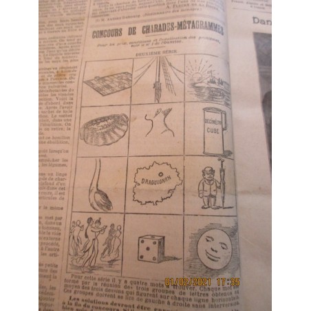 L'Ouvrier, journal illustré année 1905 - 906 - journaux populaires, 1900, voyages, sciences, actualités,