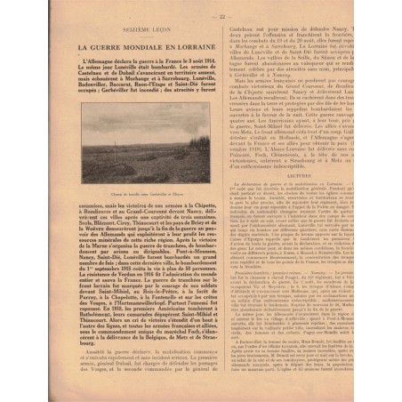 Simples leçons sur l'histoire de la Lorraine et la géographie du département de Meurthe-et-Moselle, Jacquot, 1930, cours moyen