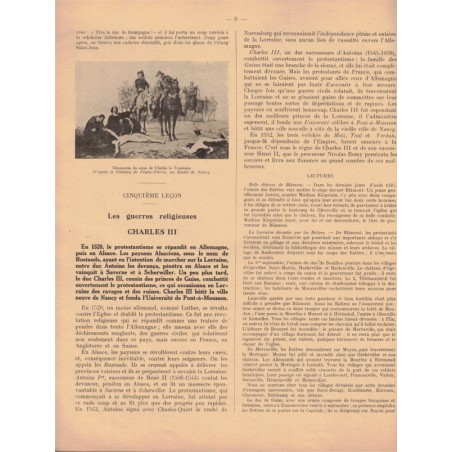 Simples leçons sur l'histoire de la Lorraine et la géographie du département de Meurthe-et-Moselle, Jacquot, 1930, cours moyen