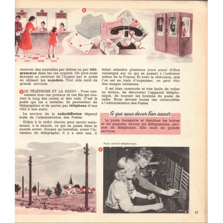 Découvrons le monde, Géographie cours élémentaire, Chabot 1955 - manuels de géographie, livres d'image, France de 1955