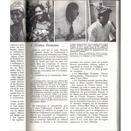 Instruction civique 1ère, France et l'Europe dans le monde, Leif & Grimal, 1965 - manuels, institutions internationales
