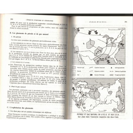 L'épreuve d'histoire et géographie Bac, Dubreuil et Wagret, 1978 - manuels d'histoire, manuels de géographie, annales bac