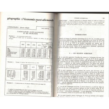 L'épreuve d'histoire et géographie Bac, Dubreuil et Wagret, 1978 - manuels d'histoire, manuels de géographie, annales bac