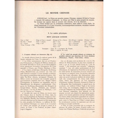 Géographie du monde contemporain, et filmologie, Terminale, Victor Prévot, Troux, 1963 - manuels de géographie, cinéma