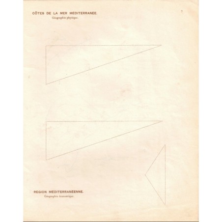 Cahier de cartographie, France & pays d'expression française, Fraysse, 1964 - manuels géographie