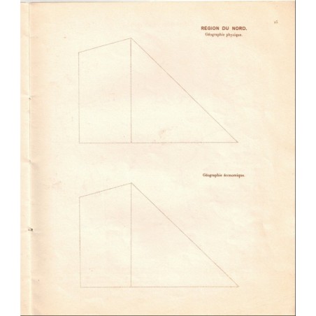 Cahier de cartographie, France & pays d'expression française, Fraysse, 1964 - manuels géographie