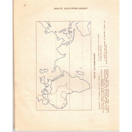 Cahier de cartographie, France & pays d'expression française, Fraysse, 1964 - manuels géographie