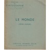 Cahier de cartographie, Le Monde, moins l'Europe, Fraysse, 1964 - manuels géographie