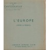 Cahier de cartographie, L'Europe, moins la France, Fraysse, 1949 - manuels géographie