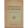 Tableaux d'histoire école primaire, commentaires, 1950/1960, Maison des Instituteurs - manuels d'histoire, livre du maître,