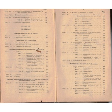 Manuel du gradé d'infanterie, Ministère de la guerre, 1931 - armement, instruction militaire