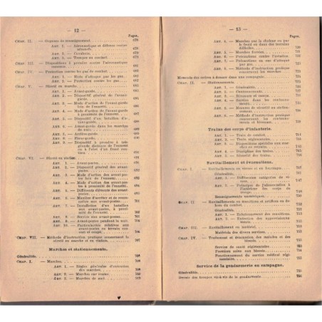 Manuel du gradé d'infanterie, Ministère de la guerre, 1931 - armement, instruction militaire