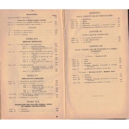 Manuel du gradé d'infanterie, Ministère de la guerre, 1931 - armement, instruction militaire