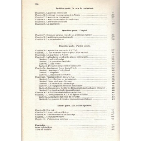 Guide social des Anciens Combattants et victimes de guerre, Claude Petit, J.L. Gatto, 1986 - militaire, manuels Droit,