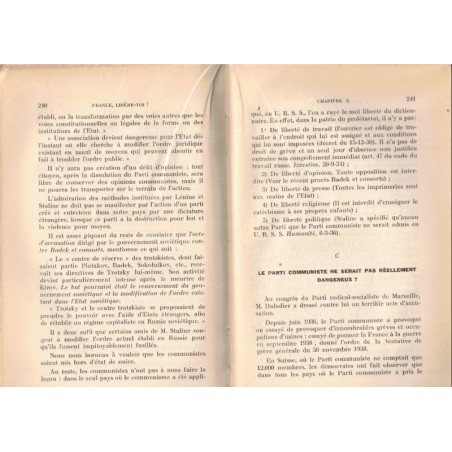 France, libère-toi, Jean Montigny, 1939 - relations internationales avant guerre 1939-1945, Allemagne, communisme, pacifisme