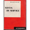 Notes de service, Roland Ruche, 1958 - service militaire