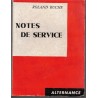 Notes de service, Roland Ruche, 1958 - service militaire