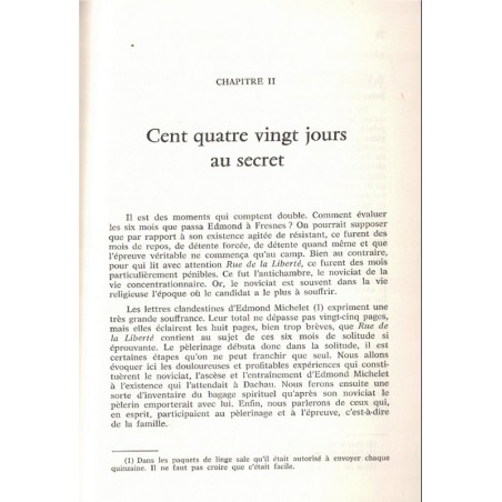 Sur les pas d'Edmond Michelet, Marie-Joseph Lory, 1977 - Fresnes Dachau, prisonniers de guerre, 2e guerre mondiale, biographie