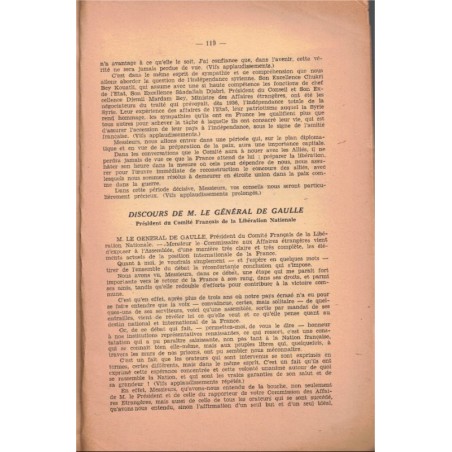 La France dans le combat de la Liberté, Assemblée provisoire, 1944 - Résistance, France Libre, De Gaulle, 2e guerre mondiale