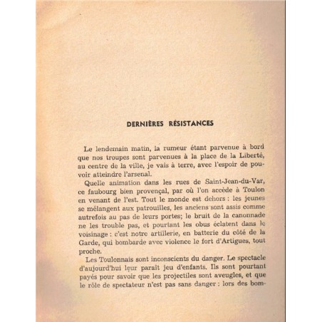 Cap sur la Provence, Amiral Lemonnier, 1954 - 2e guerre mondiale, débarquement, marine
