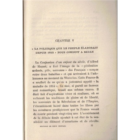 Histoire de deux peuples continuée jusqu'à Hitler, Jacques Bainville, 1941 - Histoire de France et Prusse, Allemagne