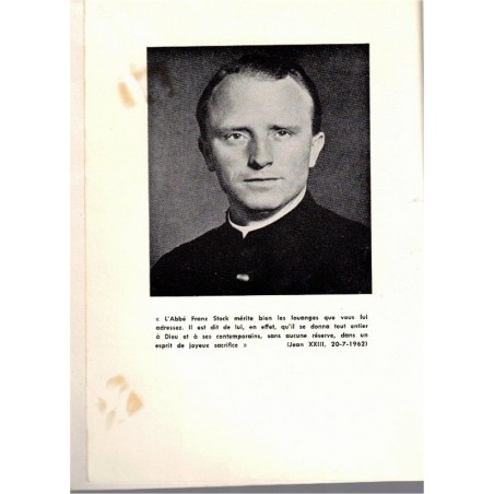 L'aumonier de l'enfer Franz Stock, René Closset, 1964 - 2e guerre mondiale, prisonniers