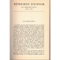 Mémoires d'espoir, le renouveau 1958-1962, Charles de Gaulle, 1970 - biographies politiques, livre de collection