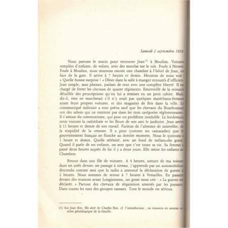 Une saison gâtée, Charles Rist, 1983 - journal de l'Occupation, 2e guerre mondiale