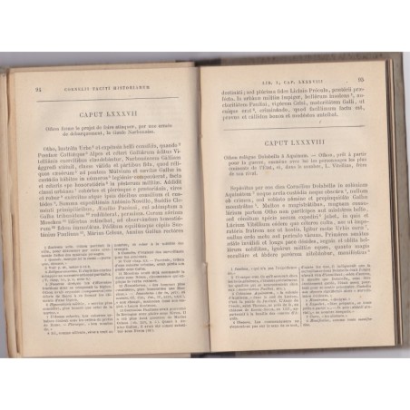 Tacite, Cornelli Taciti, Historiarum, Les Histoires 1886, Abbé Lechatellier - manuels latin, Rome antique, Littérature latine,