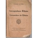 Correspondance militaire et correspondance des militaires, Commandant Léon Vignal, 1940 - instruction militaire,