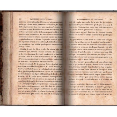 Causeries scientifiques 1863, progrès de la science et de l'industrie, Henri de Parville - inventions 19e siècle, revues