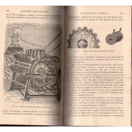 Causeries scientifiques 1862, progrès de la science et de l'industrie, Henri de Parville - inventions 19e siècle, revues