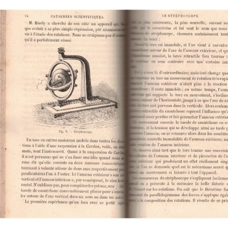 Causeries scientifiques 1862, progrès de la science et de l'industrie, Henri de Parville - inventions 19e siècle, revues