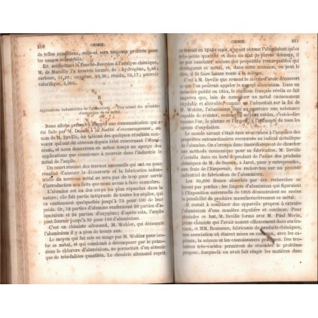L'année scientifique et industrielle 1858, Louis Figuier - inventions 19e siècle