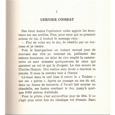 Charles Goujon et son Trident, Robert Marchand, 1960 - aviation, biographies