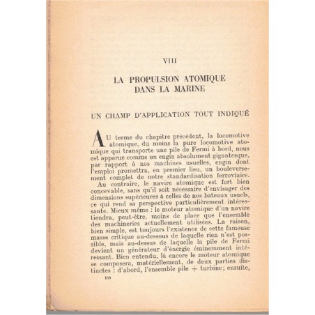 Les horizons de l'énergie atomique, Albert Ducrocq, 1948 - sciences